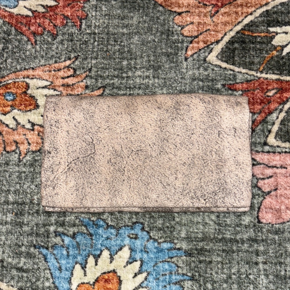 Latico Textured Beige Clutch